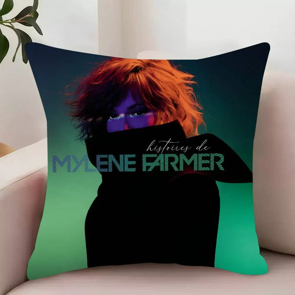 Фото Singer M-Mylene Farmer Nevermore наволочка Декор защитные чехлы удобные мягкие для дивана гостиной домашний офис №5