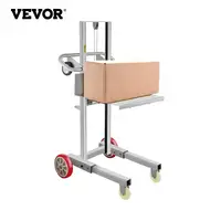 VEVOR 394 lbs Manual Winch Stacker Load Lift Winch Hand Winch Operation Lift Truck for Material Lifting in Shipping Facilities