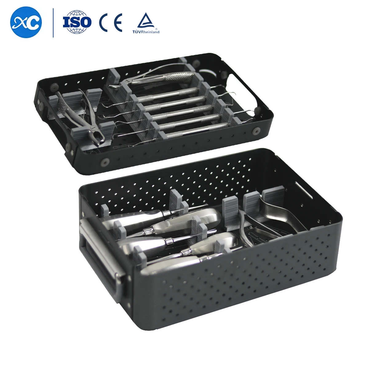 

Factory Price Vet Dental Instrument Kit, Sterilization Box Packed Veterinary Dentistry Instrument