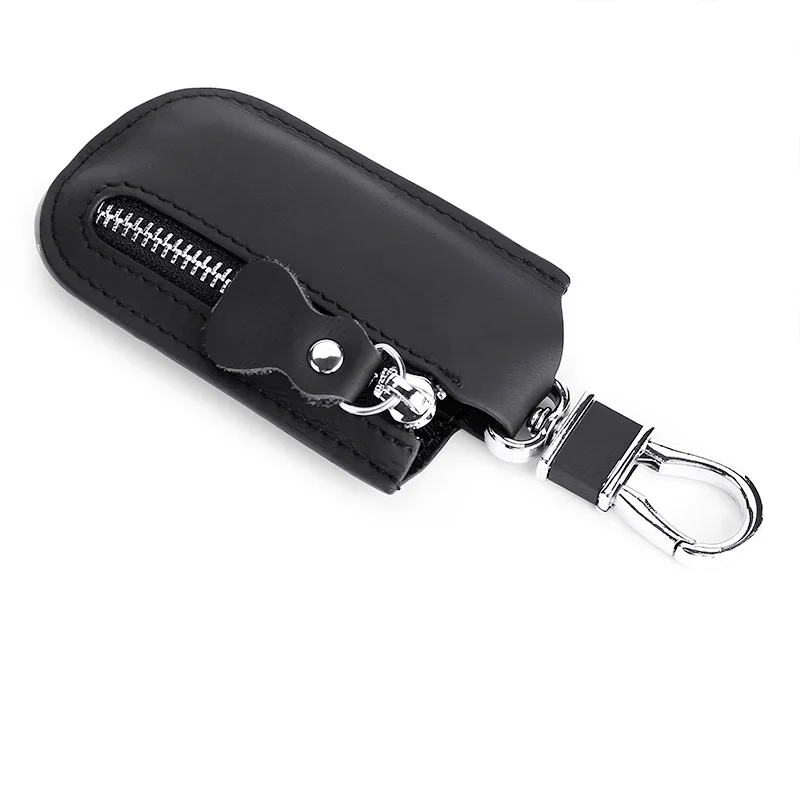 

Car Key Case Genuine Leather Key Chain Pouches Car Key Bag Men and Women Retro Oil Wax Leather Key Bag Key Chain Pouch