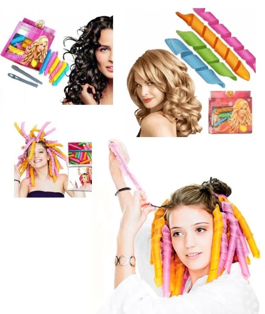 

Hair curler Magic Leverage-curl maker apparatus