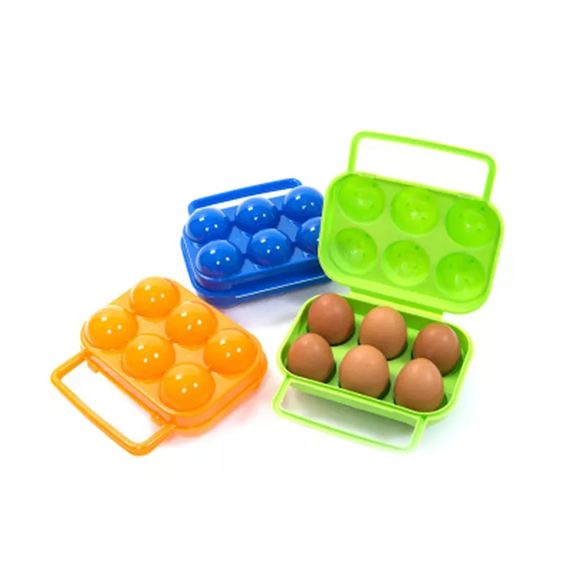 

2/4/6/12 Grid Egg Box Storage Box Portable Egg Holder Container for Outdoor Camping Picnic Eggs Box Case Kitchen Organizer Case