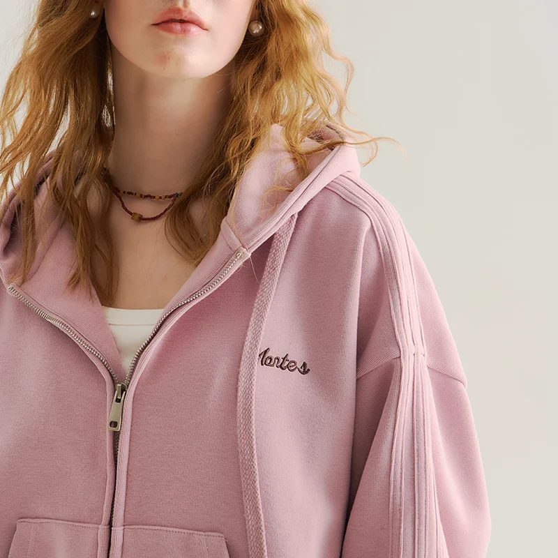 Женская куртка с капюшоном ARTKA синяя повседневная толстовка на молнии большие