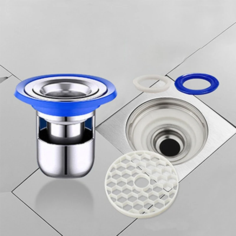 304 Stainless Steel Deodorant And Insect Proof Floor Drain Core Deep Water Seal U-type Bathroom Toilet Sewer | Обустройство дома