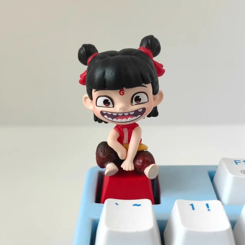 Волшебный детский колпачок Nezha DIY 3D механическая клавиатура с перекрестной осью