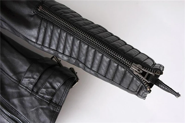 Ladies Leather Jackets 2023 PU Black Slim Moto Bikers Jacket Women Long Sleeved Zipper Punk Tops Autumn Outerwear Leather Coats