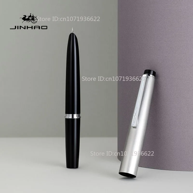 Ручка-фонтан Jinhao серии 59, миниатюрная классическая, короткая, стальная, 0.38ммEFFBent, портативная карманная ручка, аналог Pilot 95s, канцелярские товары для офиса (art.: 3920dba3051b4) - 3920dba3051b4