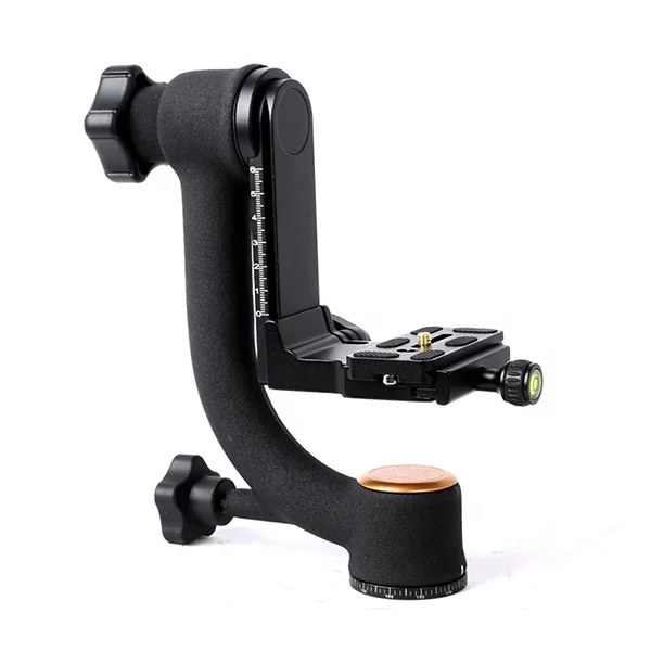 

20KG 360-degree Heavy Duty Gimbal Tripod Head for Camera Telephoto Lens Panorama Bird-Swing with Quick Release Plate