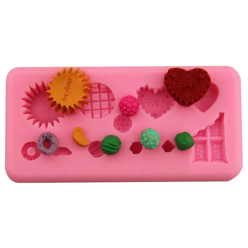 

Love Dessert Fondant Cake Food Silicone Mold DIY Baking Decoration Tool