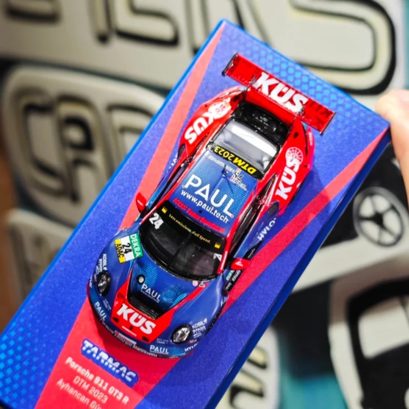 Фото Горячая новинка! В наличии TW 1:64 Scale 911 R # Масштабная модель автомобиля 24 DTM 2023 из литого сплава, коллекционный декоративный предмет, игрушечная машинка №4