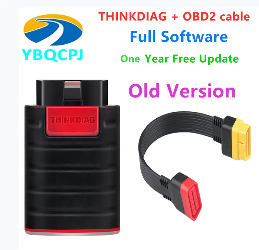 

THINKCAR Thinkdiag with Full Software Old Version & New System OBD2 Diagnostic Tool Powerful than Easydiag Golo3 PK ELM327