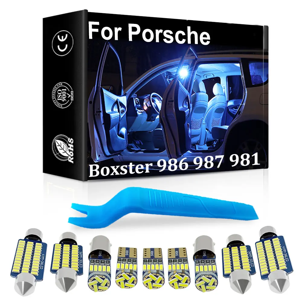 

Vehicle Canbus Interior LED Light For Porsche Boxster 986 987 981 718 Map Dome Vanity Mirror Trunk Car Indoor Lamp Auto Parts