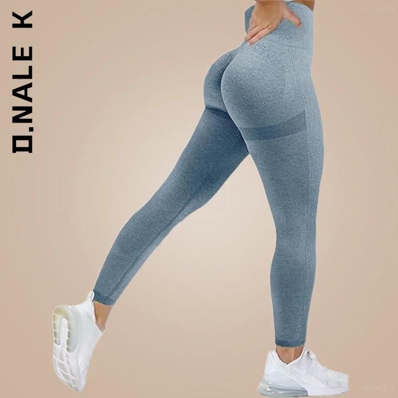 

D.Nale K New Women Seamless Sporty Yoga Leggings Fitness Leggings Women Gym Women's Pants High Waist Yoga Pants Female Leggings