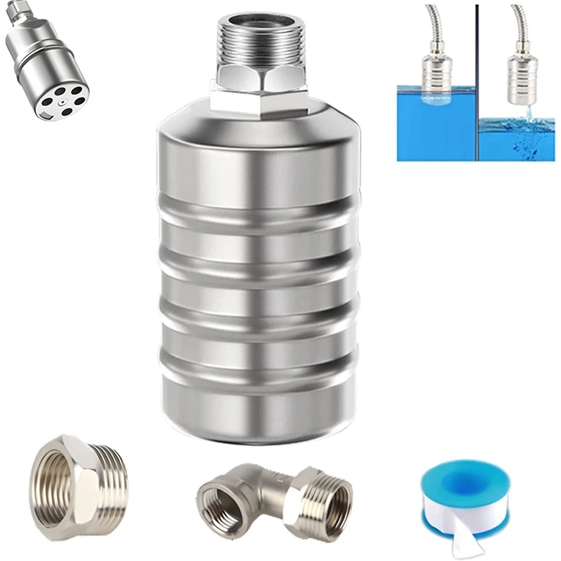 1/2 дюйма 3/4 поплавковый клапан для воды резервуара из нержавеющей стали полностью