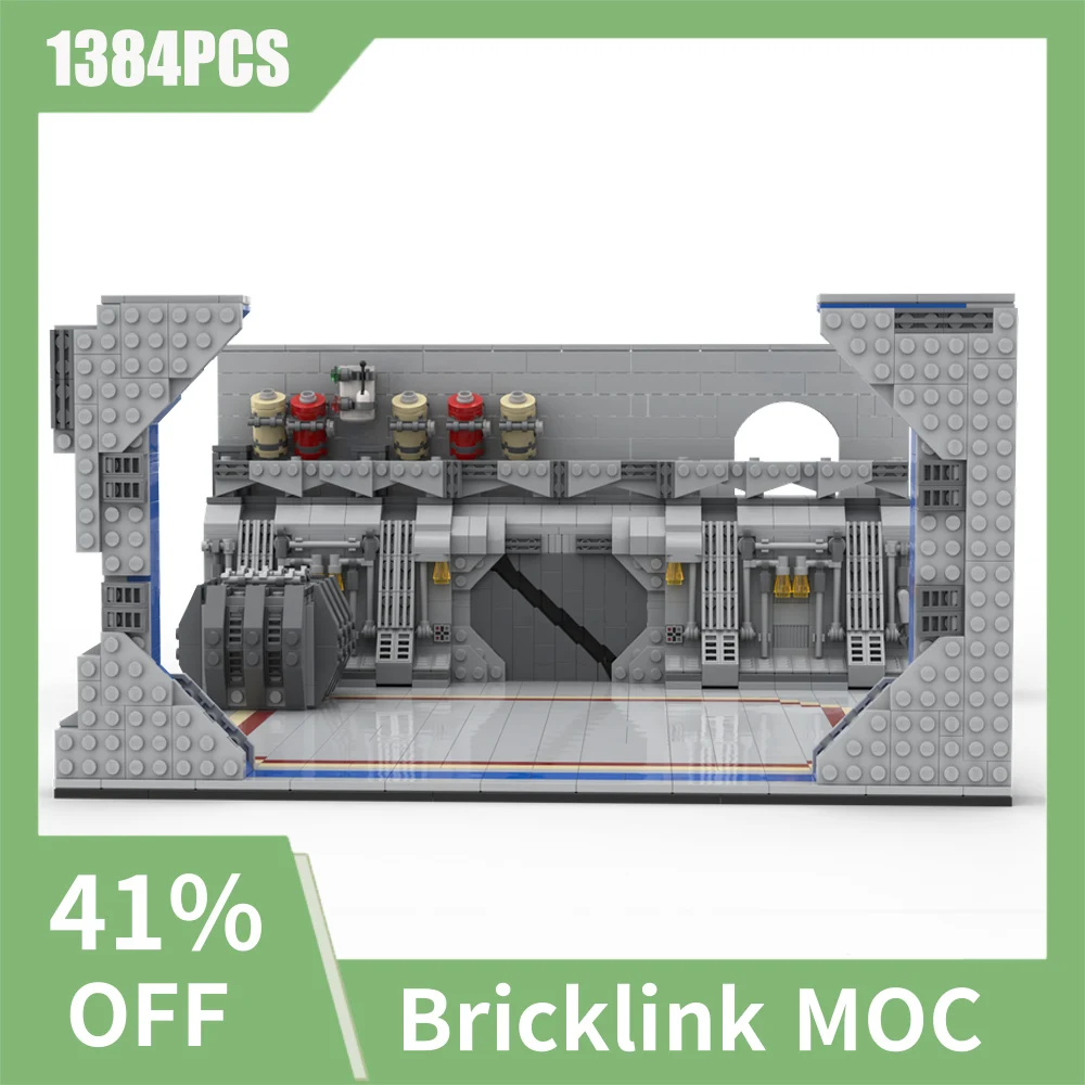 Новинка 1384 шт. знаменитая Звездная план сцена фильма MOC Venator перехват классов модель ангара креативные идеи детская игрушка подарок на день рождения блоки