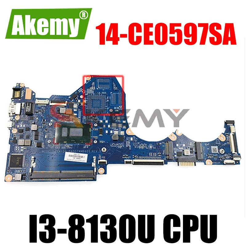 

Материнская плата DA0G7AMB6D1 для ноутбука HP PAVILION 14-CE 14-CE0597SA SR3W0