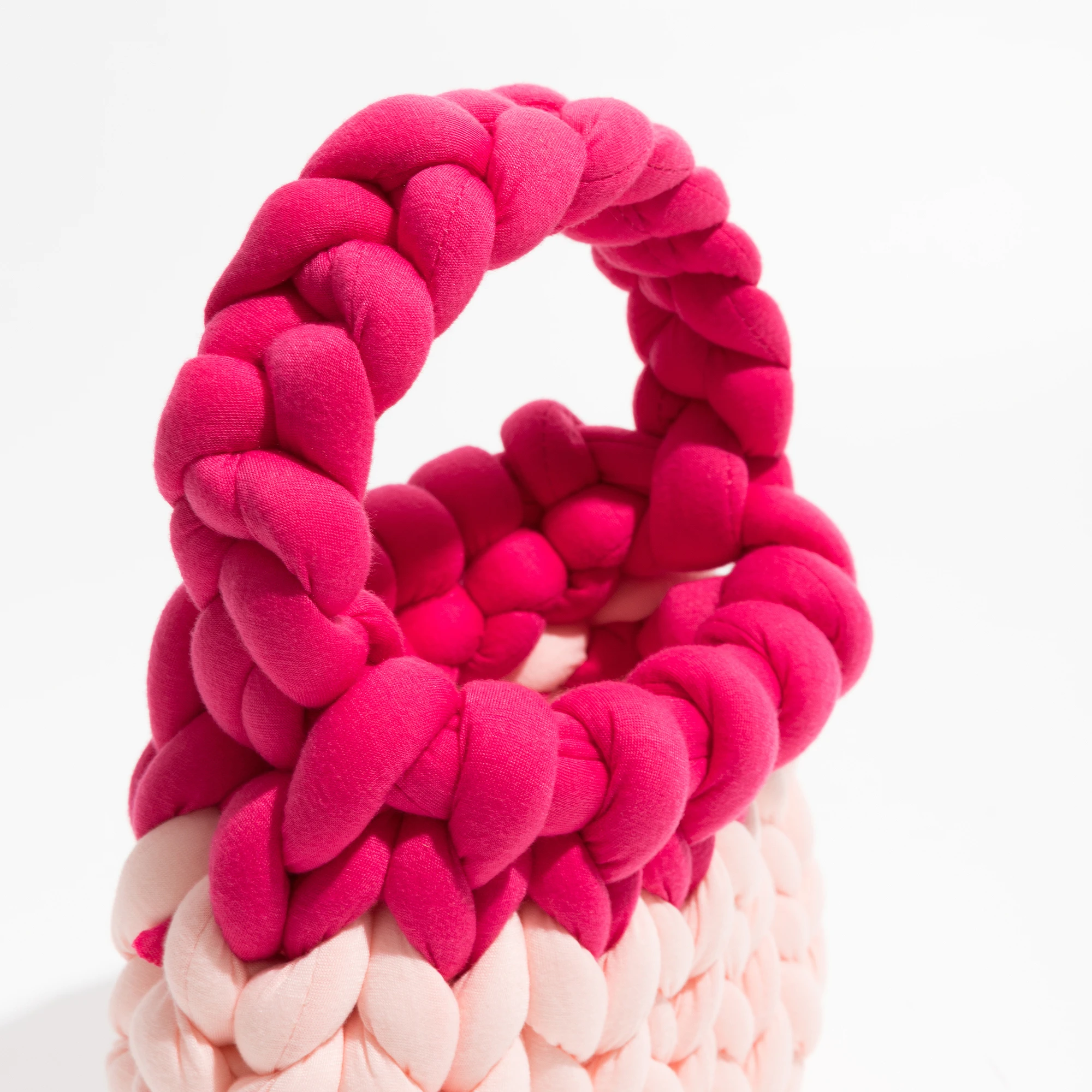 KOKOPEAS New Stylish Hand Woven Split Joint Colors Soft Comfort Fashion Women Bags Convenient Handbag No Leakage