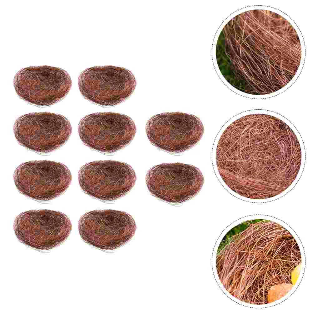 

10 Pcs Bird Nests Birds Nests Artificial Bird Nests Birds Perching Nest