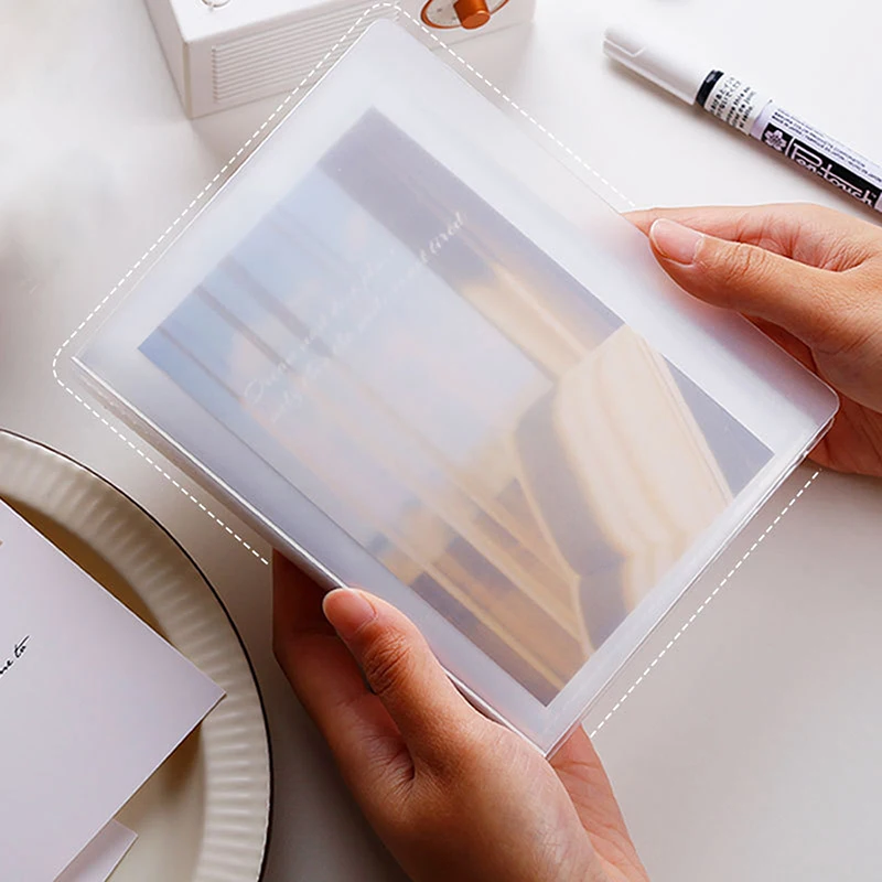 

1 PC High Quality 40 Pages A6 Postcards Pocket Storage Book Transparent Home Picture Album