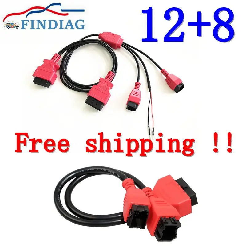 Новейший универсальный адаптер для Chrysler для Autel MaxiSys 12 + 8 Разъем MS906 MS908 MS908S PRO после 2018 года