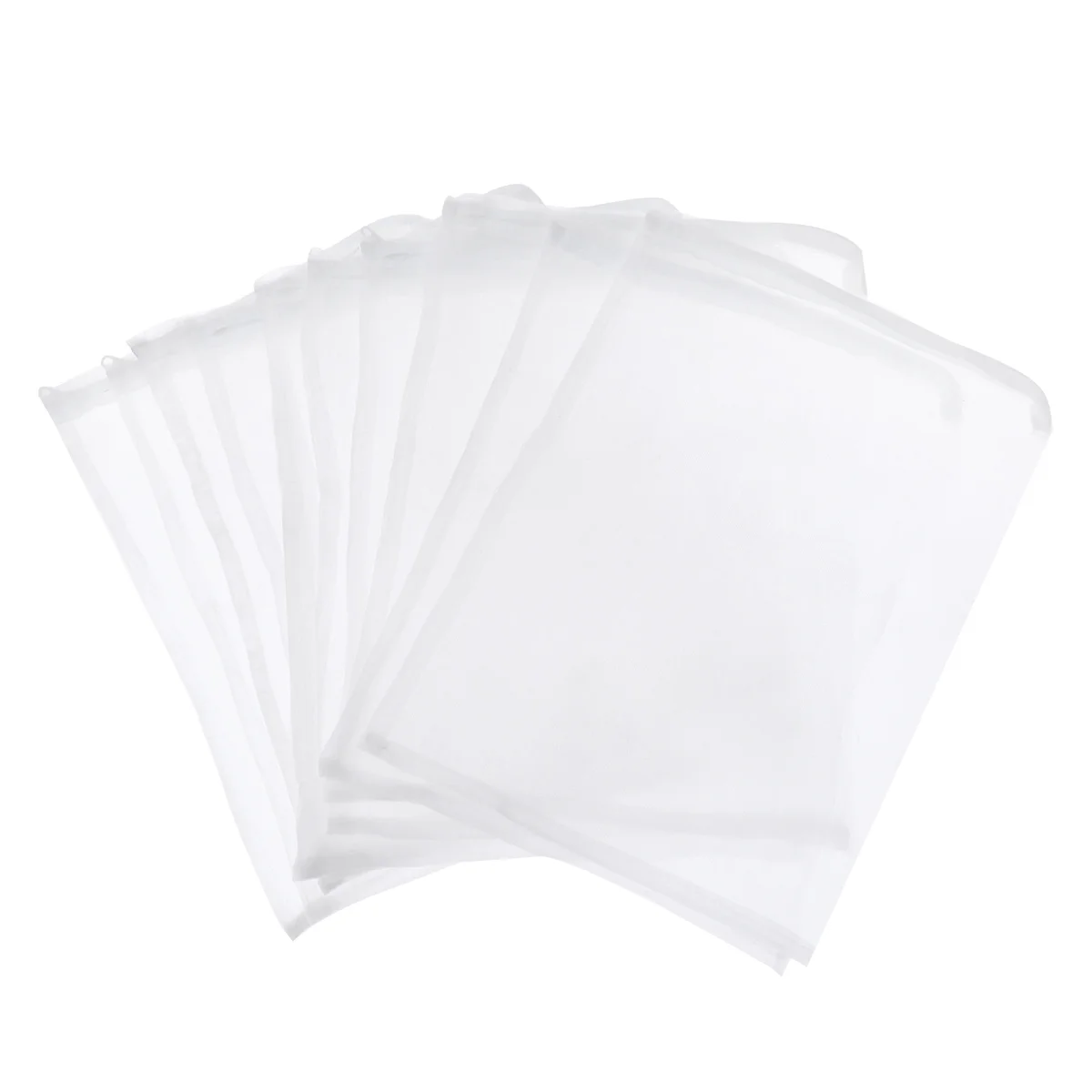 

UEETEK 10pcs 25*35cm Zipper Nylon Mesh Filter Media Bag for Aquarium Garden Pond