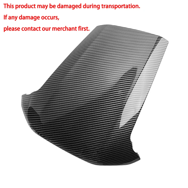 

Для Honda Civic 10-го поколения 2016 2017 2018 2019 2020 2021, крышка приборной панели автомобиля, наклейка из углеродного волокна, защитная рамка, аксессуары