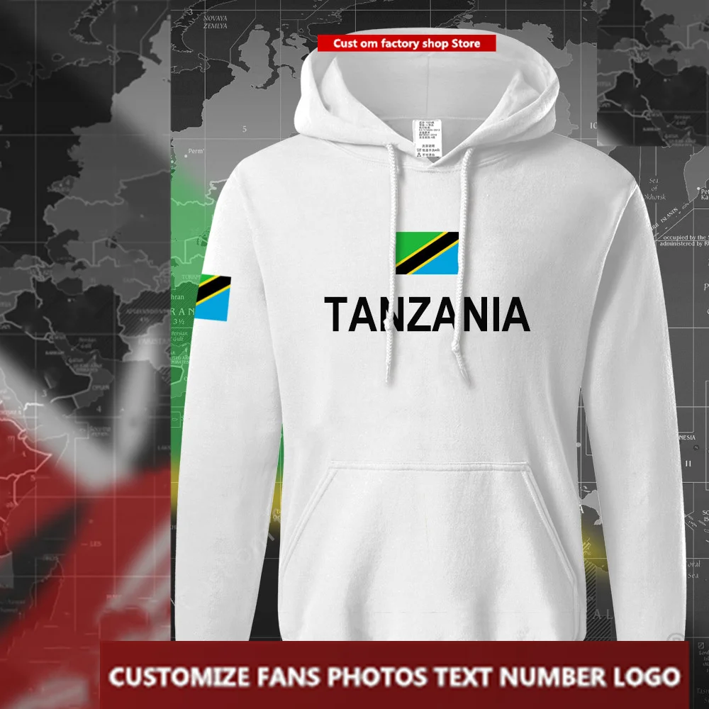 

Tanzania Tanzanian Flag ​Hoodie Free Custom Jersey Fans DIY Name Number LOGO Hoodies Men Women Loose Casual Sweatshirt