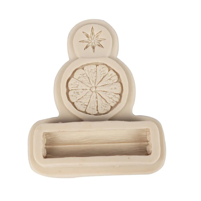 

Lemon Cinnamon Star Anise Silicone Mold Cupcake Candy Baking Mold Chocolate Fondant Cake Decorating Tools
