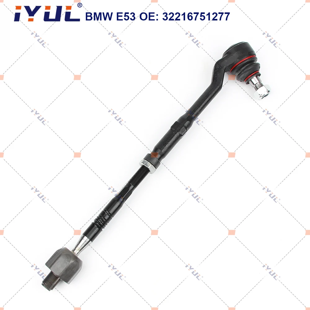 

IYUL Front Steering Tie Rod Head Assembly For BMW X5 Series E53 3.0d 3.0i 4.4i 4.6is 4.8is 32216751277 32216760470