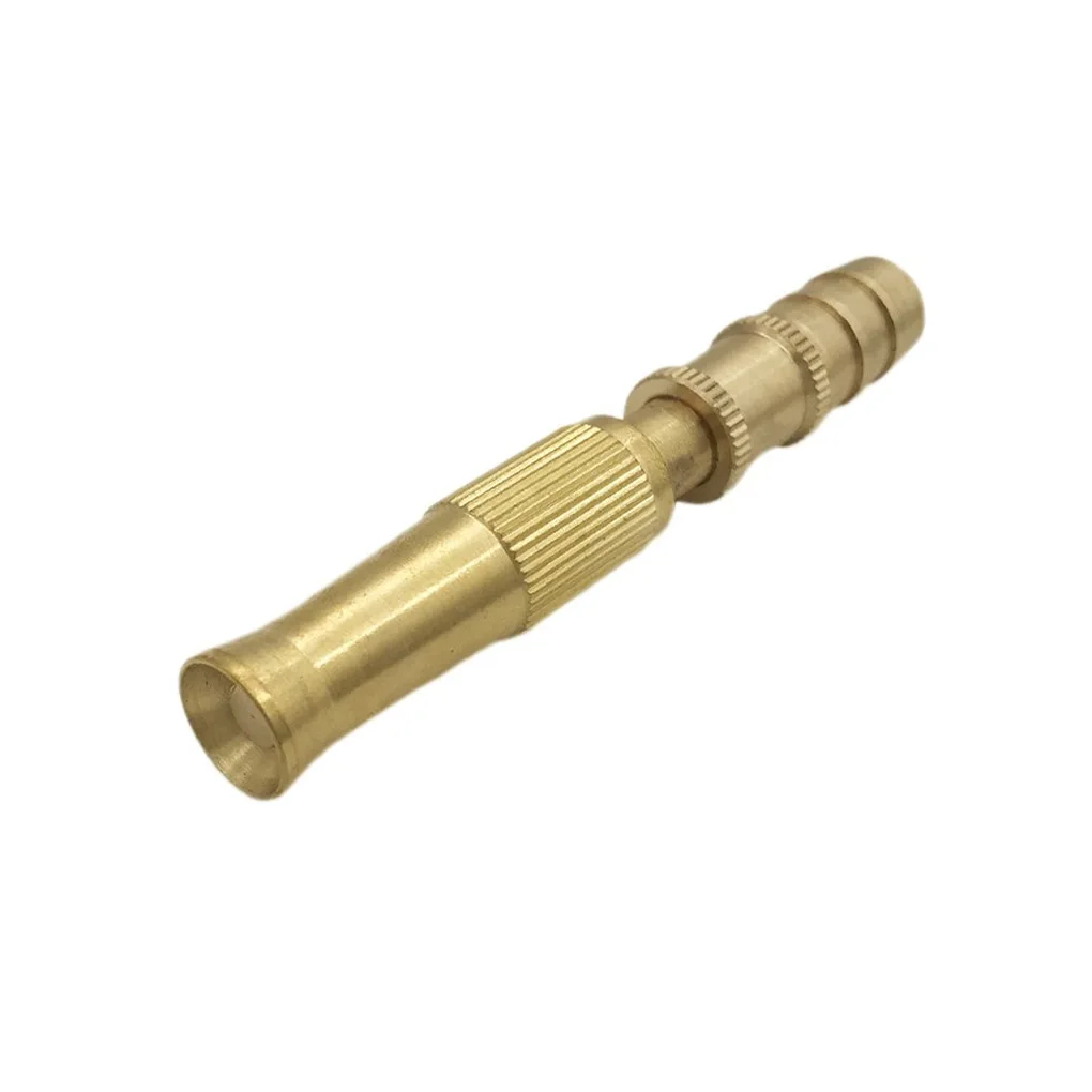 

Garden Adjustable Brass Spray Gun Hose Nozzle High Pressure Straight Copper Gun For Car Wash Watering Flower Garden Hose Wand