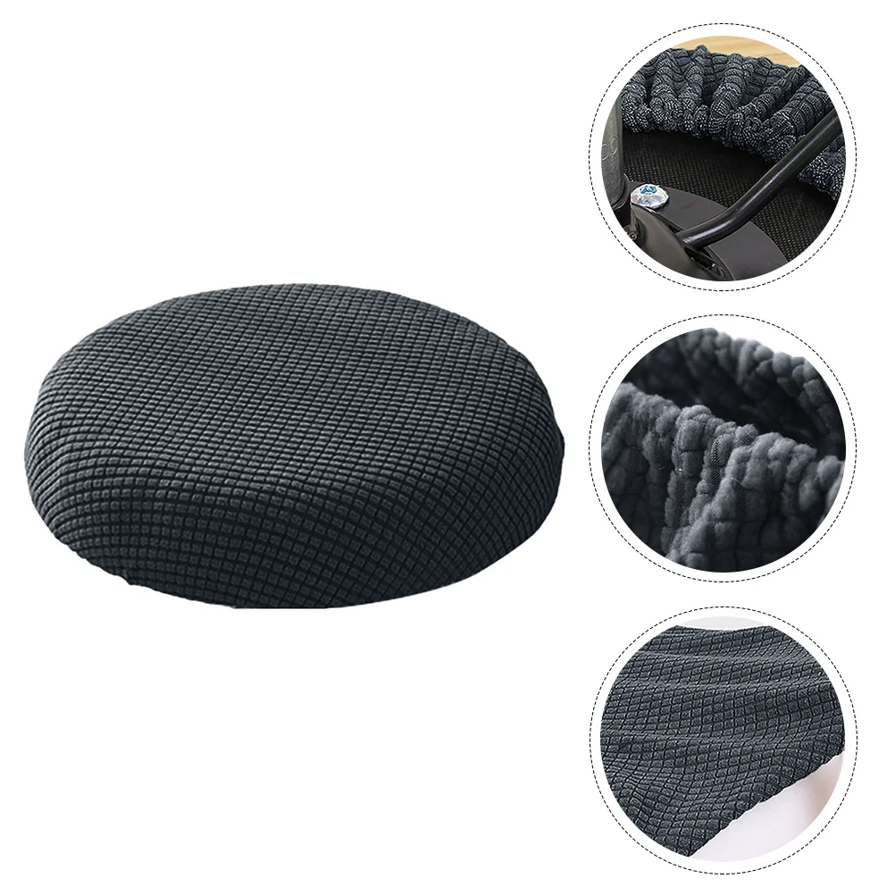 

Stool Covers Cover Chair Round Bar Cushion Slipcover Elastic Protector Stretch Cushions Dining Washable Slipcovers Barstool