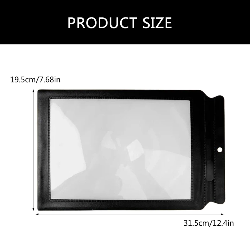 Маленькая и тонкая лупа Френеля с 3-кратным увеличением для поделок