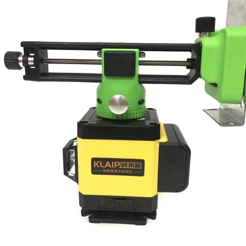 

Adjustable Bracket for 8/12 Line Level 1/4'' Thread Bracket Level Adapter Level Wall Bracket