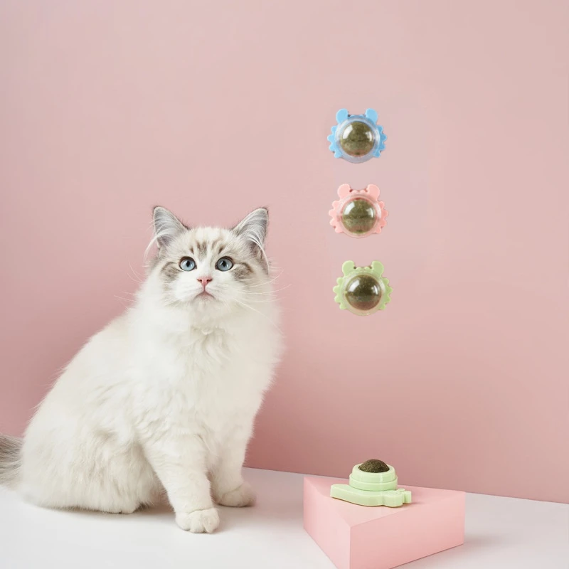 

Healthy Cat Catnip Toys Ball Cat Candy Licking Snacks Nutrition Catnip Snack Nutrition Energy Ball Kitten Cat Toy Cat Supplies