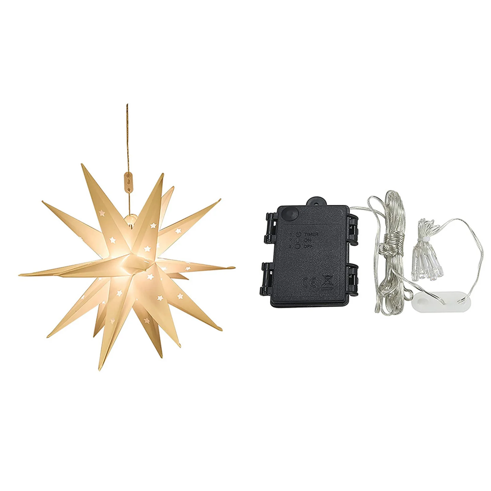 

Multi-function Timing Christmas Star Lamp Wide Range of Applications Great Gift for Christmas Valentine's Day Halloween WWO66