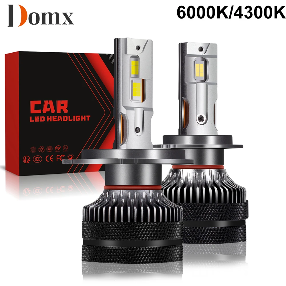 

Лампы светодиодные Domx B50 K5C K6C, 120 Вт, Canbus, H4, H7, H1, H8, H9, H11, 9005, HB3, 9006, HB4, 9012, 6000K, 12 В