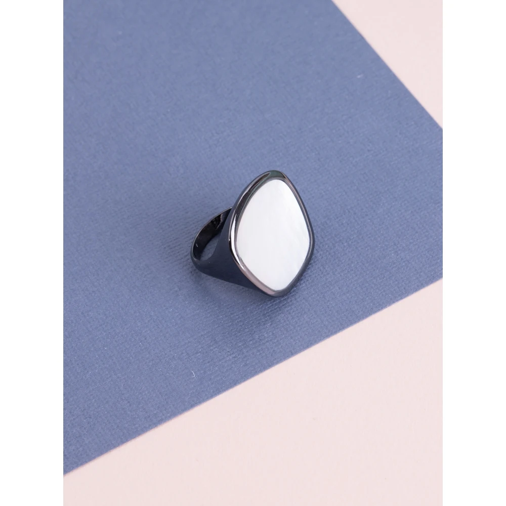 Кольцо женское украшение перламутр бижутерия |