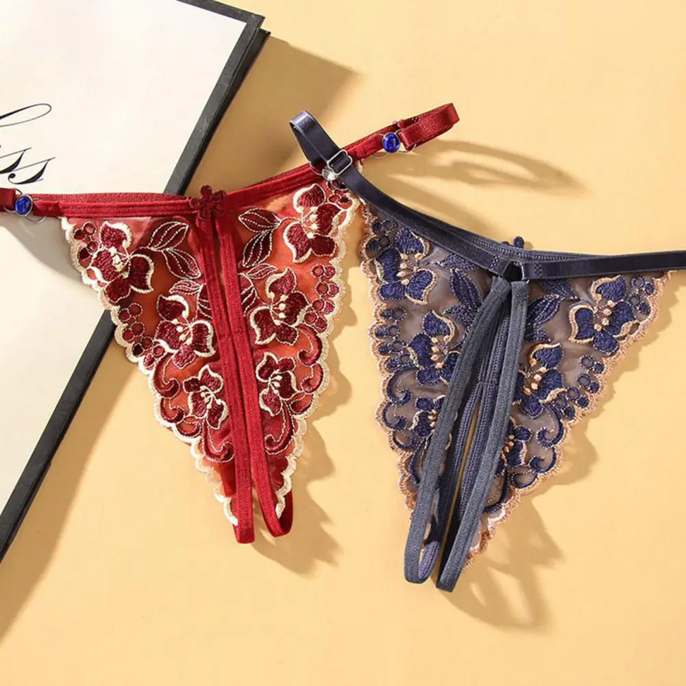 

Thongs Low Waist Underwear Chic G-string Open Crotch Women Panties Underwear Women Briefs Intimate For Inside Wear 2022