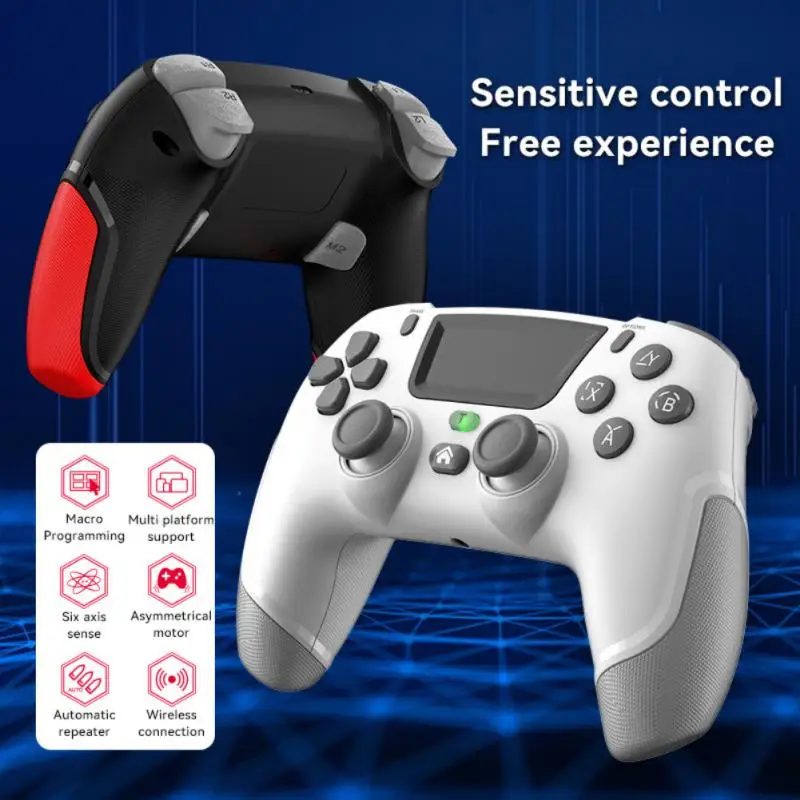 

6-axis Games Accessories Anti Sweat Game Controller Bluetooth-compatible Anti Slip Gamepads For Pc Laptop Tv 600ma