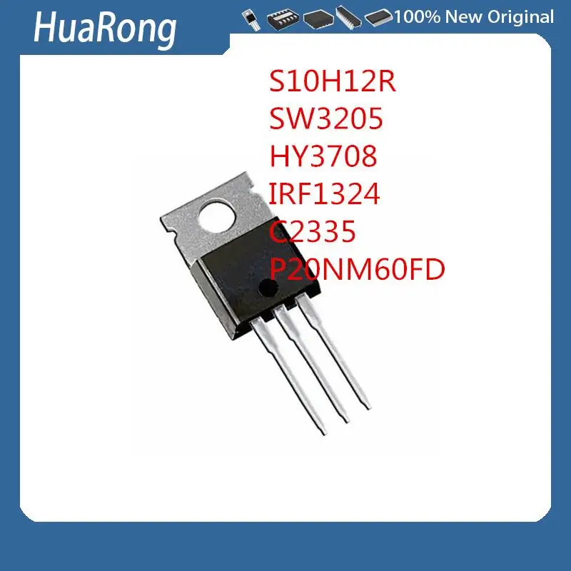 

5 шт./партия S10H12R SW3205 HY3708 HY3708P IRF1324 IRF1324PBF C2335 2SC2335 P20NM60FD STP20NM60FD TO-220