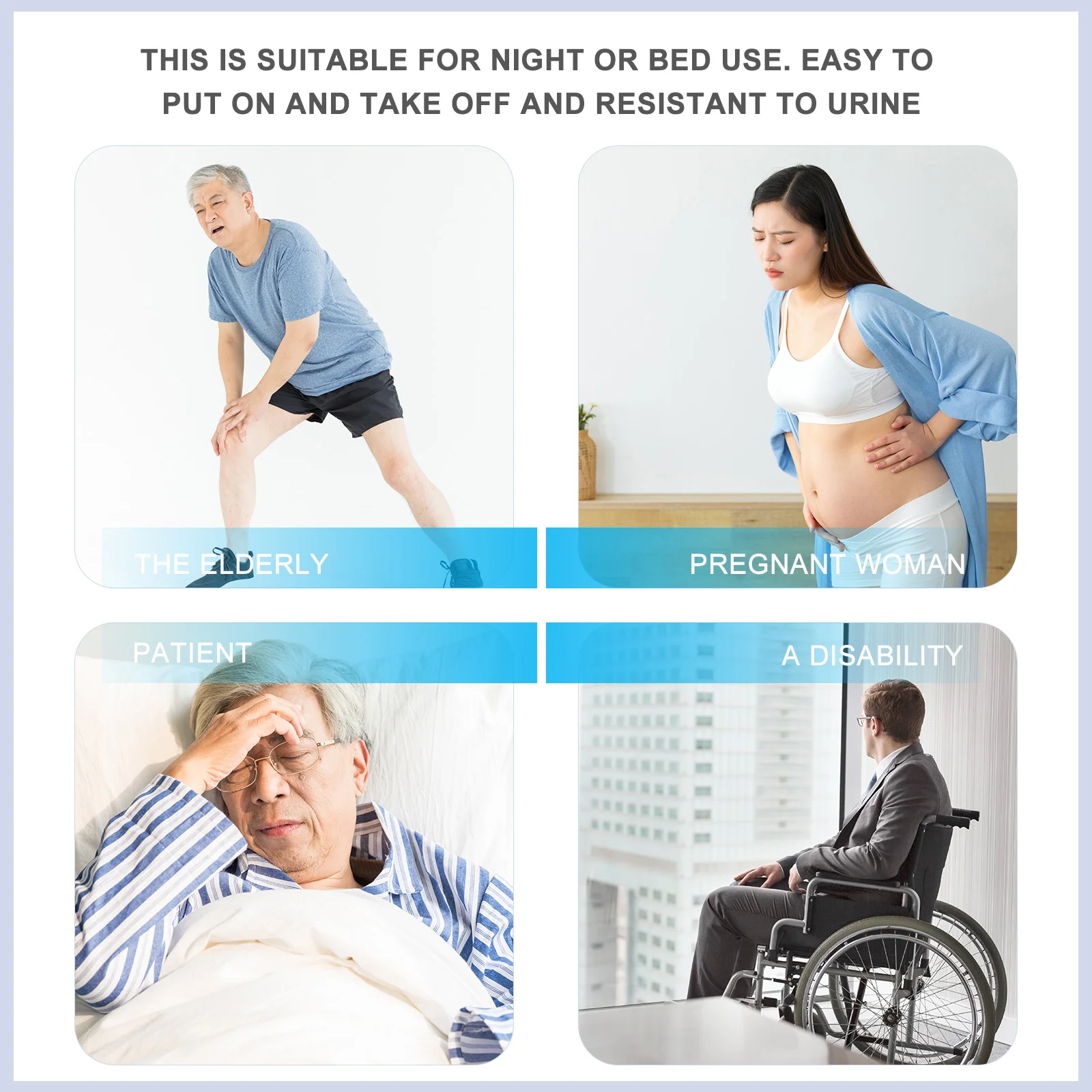 3 шт. мочевая подушка для пожилых людей мочи взрослых подгузник домашнего