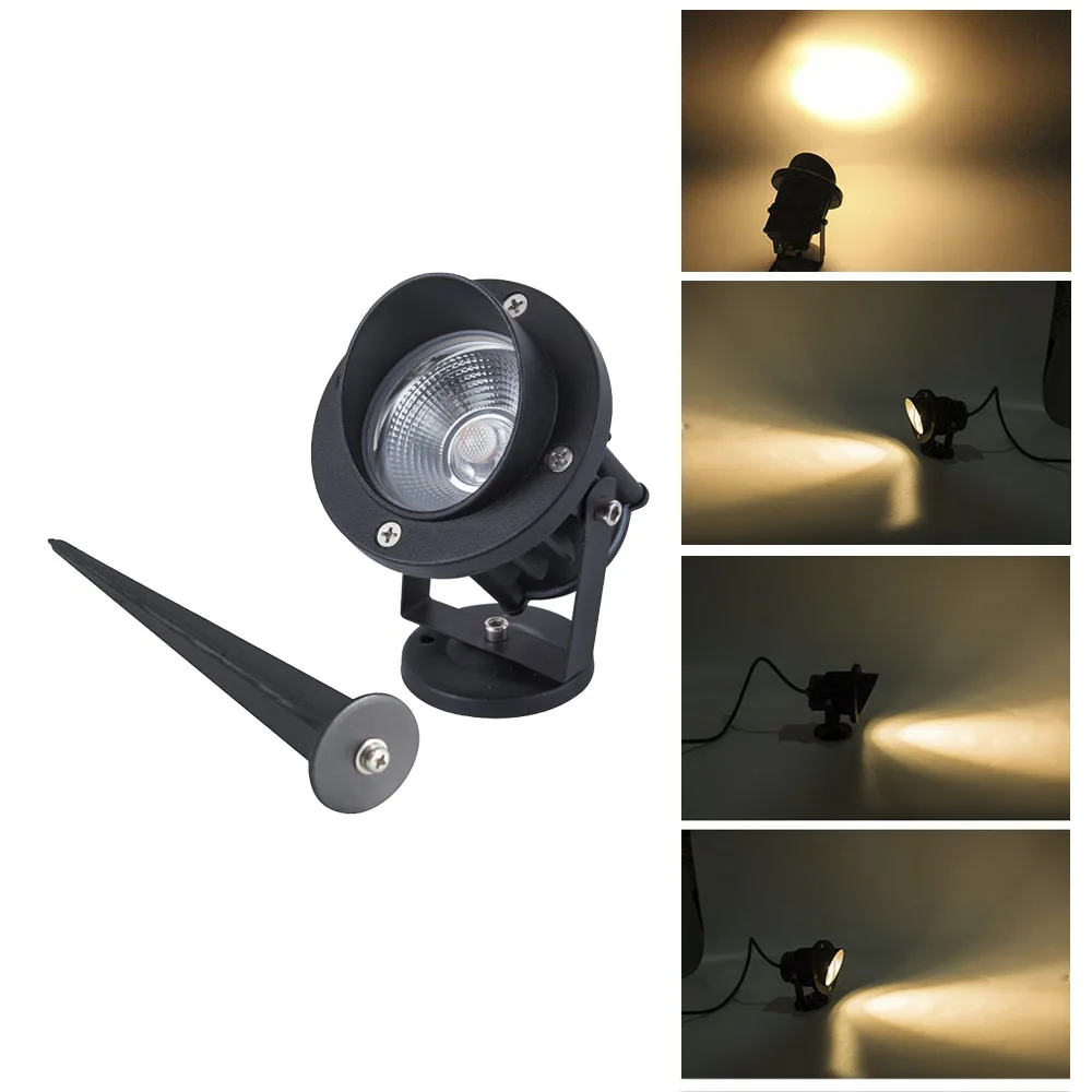

COB 5W 10W led spike garden lights 12V/110V/220V led path lamps Outdoor waterproof IP65 led Lawn lamp floodlight
