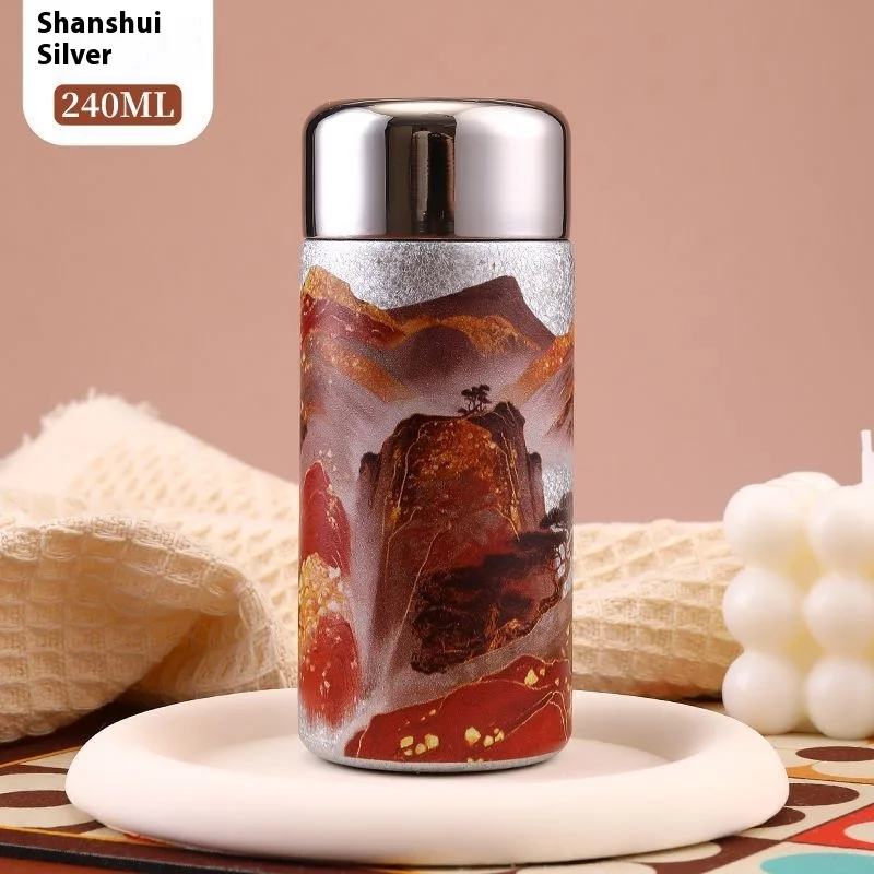 

Термос из нержавеющей стали, титановое покрытие, 240 мл