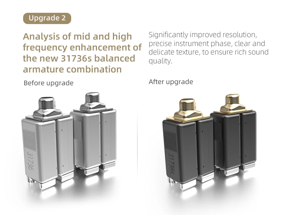 Внутриканальные наушники KZ ASX 20BA сбалансированные арматурные с шумоподавлением