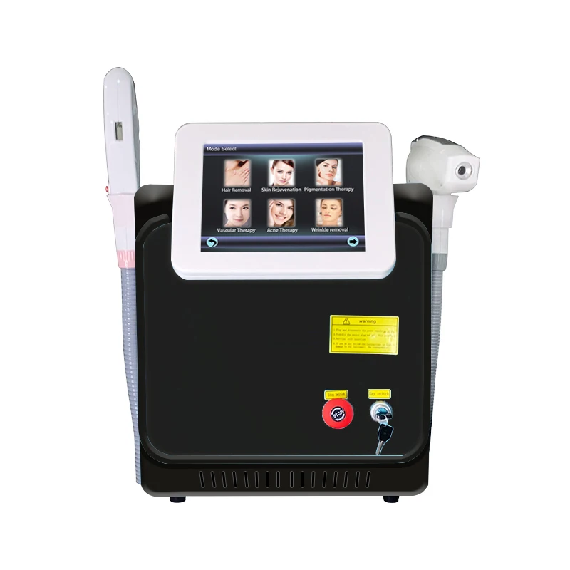 ADG Многофункциональный 4 в 1 360 Megneto OPT Nd Yag Лазер RF машина Удаление волос татуировок