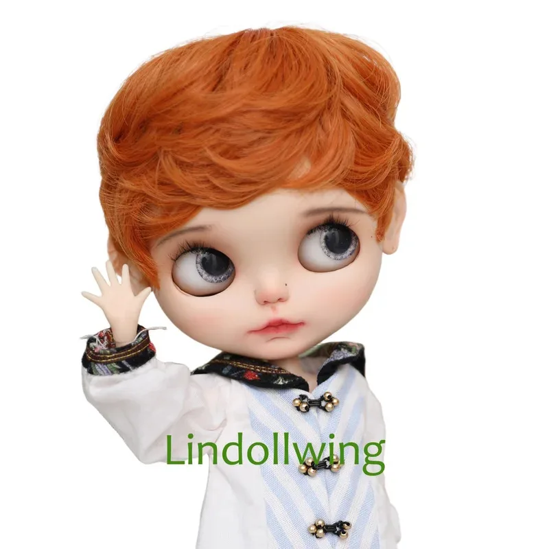 Фото Короткий кудрявый парик Blyth Qbaby Amydoll, 9-10 дюймов, коллекция Short Curly №3