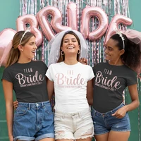 custom bride team shirt personalised t shirt bachelorette party shirts aesthetic cotton o neck graphic short sleeve top tees
