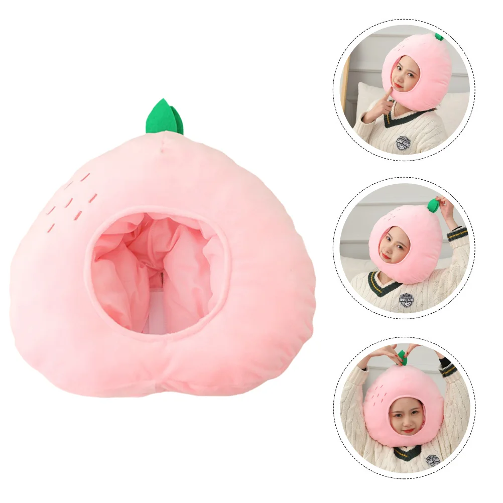 

1pc Cosplay Plush Hat decoration Peach Shape Hat Carnival Party Supply