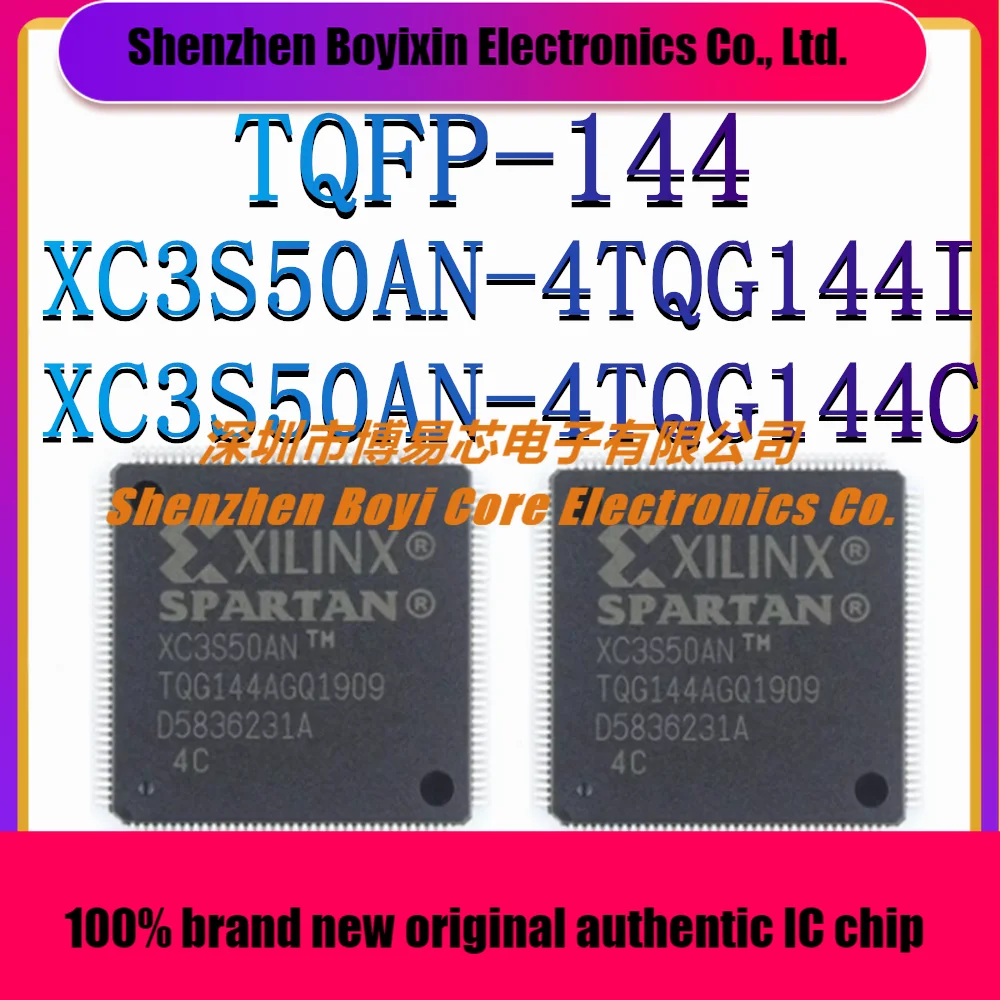 

XC3S50AN-4TQG144I XC3S50AN-4TQG144C Package: TQFP-144 Programmable Logic Device (CPLD/FPGA) IC Chip