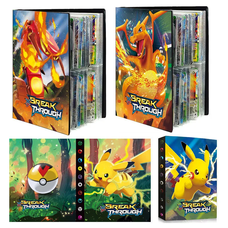 

Pokemon Card Album 240pcs Holder Album Toys Collections Pokemon Cards Album Book New Loaded List Toys Gift for Children